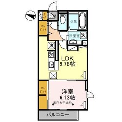 (仮)D-ROOM和田町23（高崎市和田町）の物件間取画像